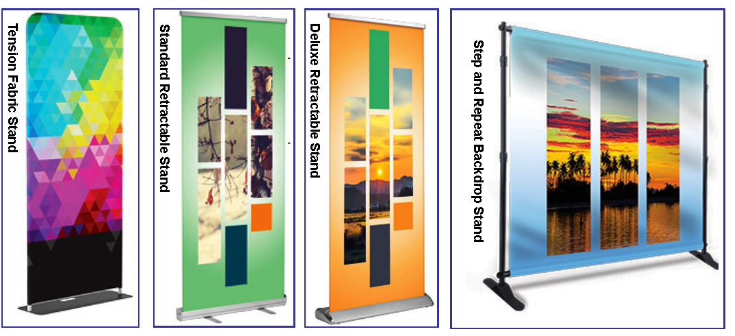 banners, posters, retractable, color